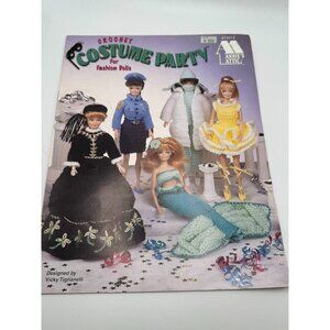 AA Crochet Patterns Fashion Doll COSTUME PARTY for 11-1/2" Barbie Mermaid Police